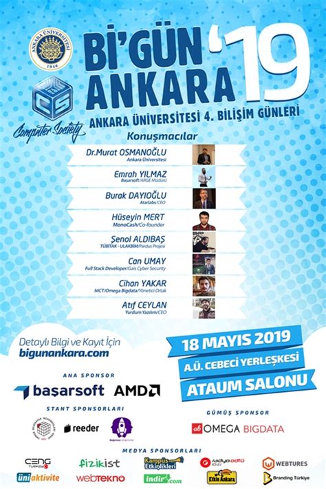 A­n­k­a­r­a­ ­Ü­n­i­v­e­r­s­i­t­e­s­i­ ­B­i­l­i­ş­i­m­ ­G­ü­n­l­e­r­i­,­ ­1­8­ ­M­a­y­ı­s­­t­a­